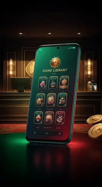 Interface de la ludothèque de Unique Casino, affichant des machines à sous populaires et des jeux en direct sur mobile.
